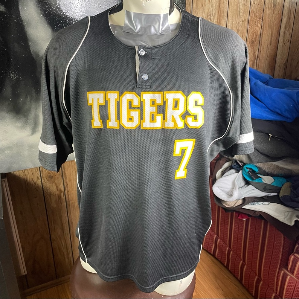 Logo Athletic Missouri Tigers Mizzou #7 NCAA Vintage Football Jersey Size L